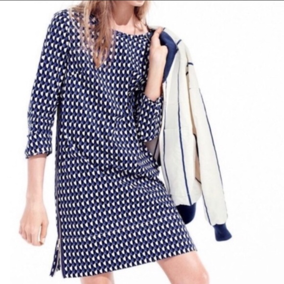 J. Crew Dresses & Skirts - J.Crew Jet-Set Geo Shift Dress Size 2
